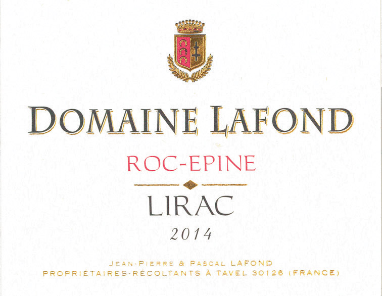 Domaine Lafond - Roc Epine